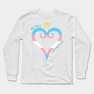 Trans Pride Heart Long Sleeve T-Shirt